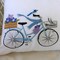 Seasonal Bicycle Pillow covers, Embroidered bicycle pillow, Winter pillows product 1